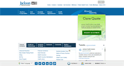 Desktop Screenshot of jacksonhealth.org